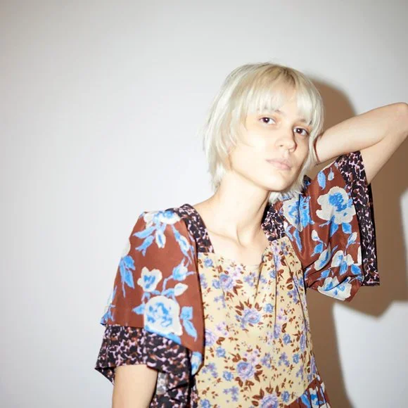 No.6 New York Silk Bohemian Floral Dress - Picture 1 of 7